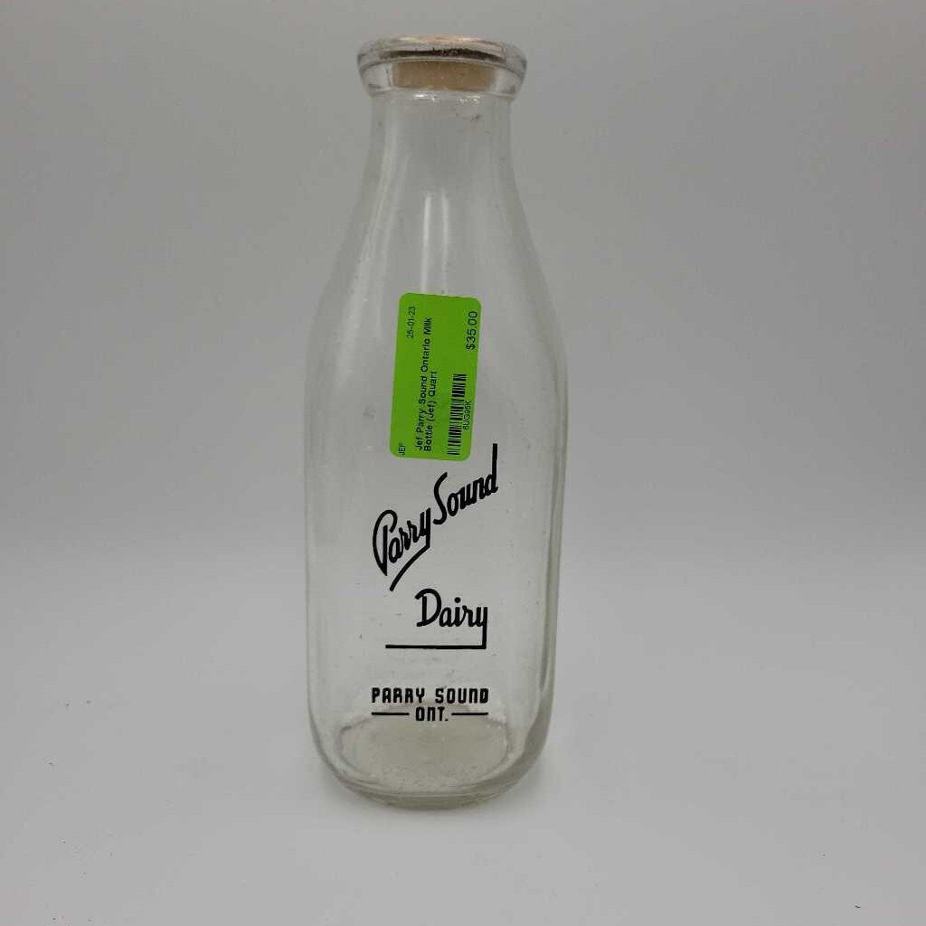 Parry Sound Ontario Milk Bottle (Jef)