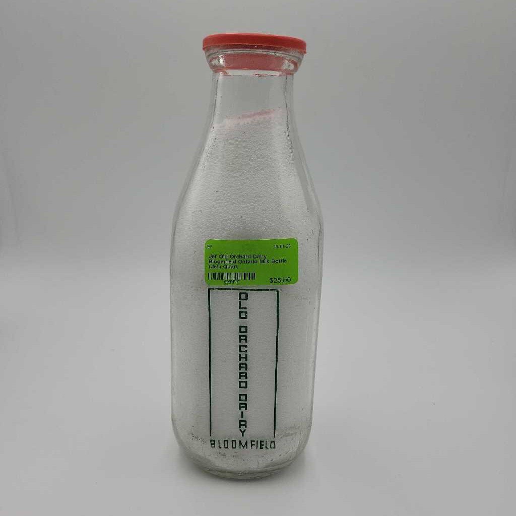 Old Orchard Dairy Bloomfield Ontario Milk Bottle (Jef)