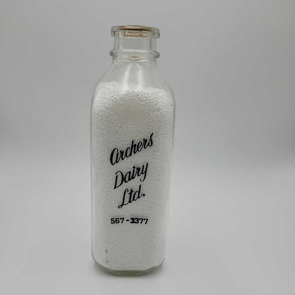 Archers Dairy Ltd Milk Bottle (JAS)