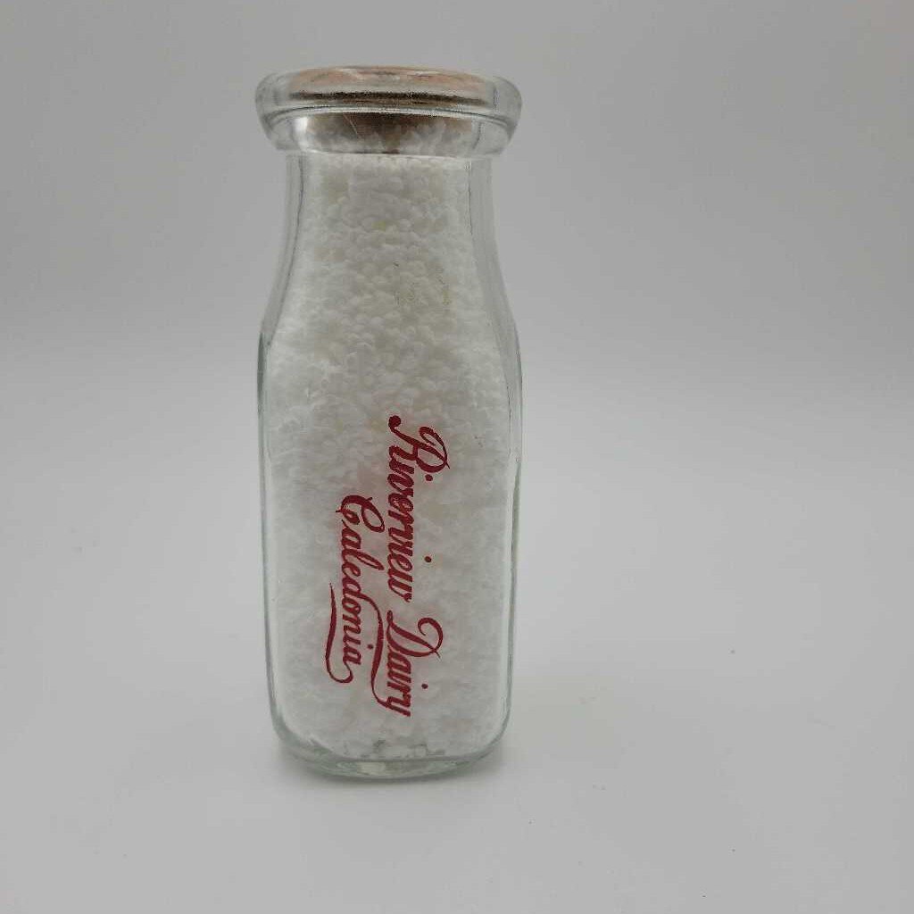 Riverview Dairy Caledonia HP Milk bottle