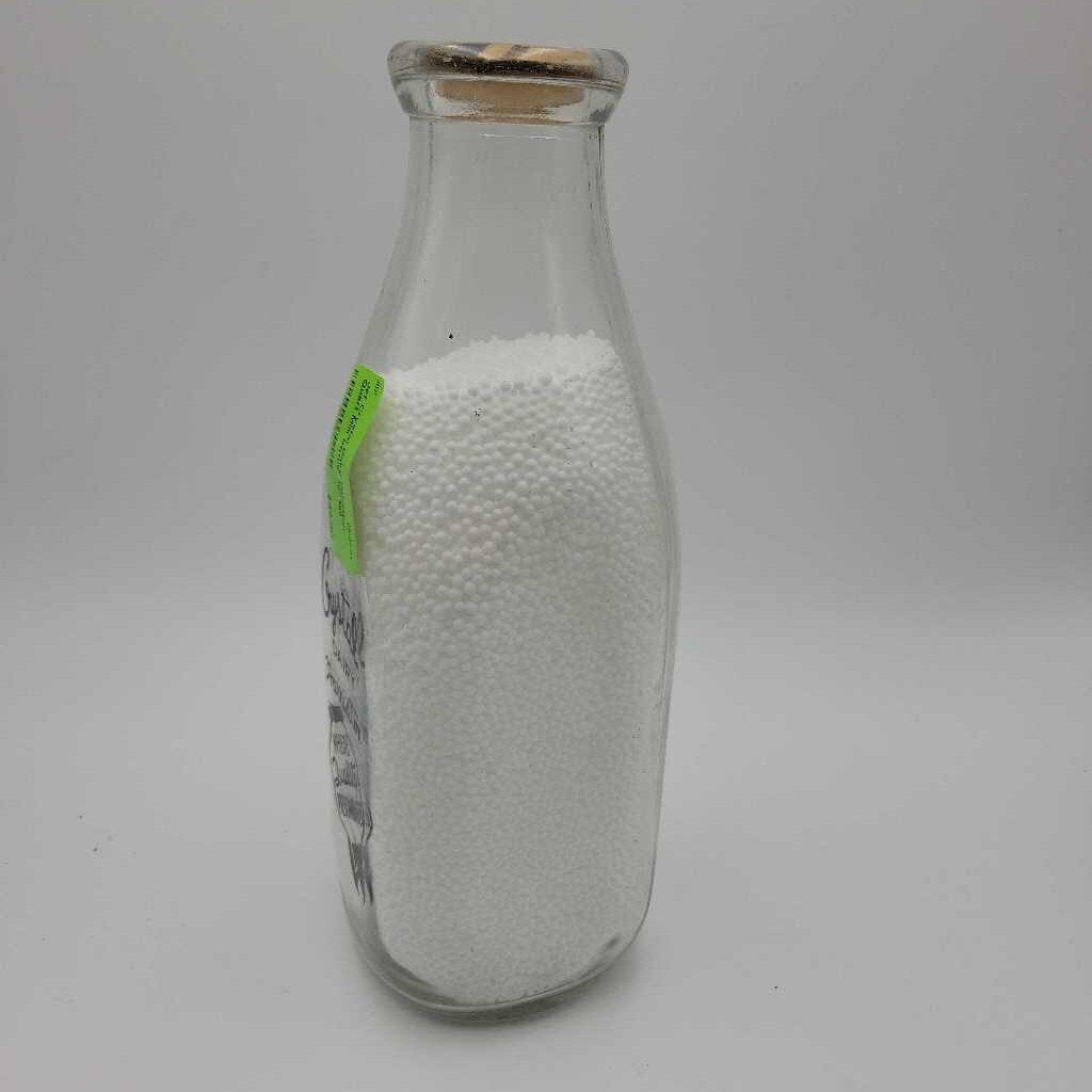 Crystal Dairy Harriston Quart Milk bottle