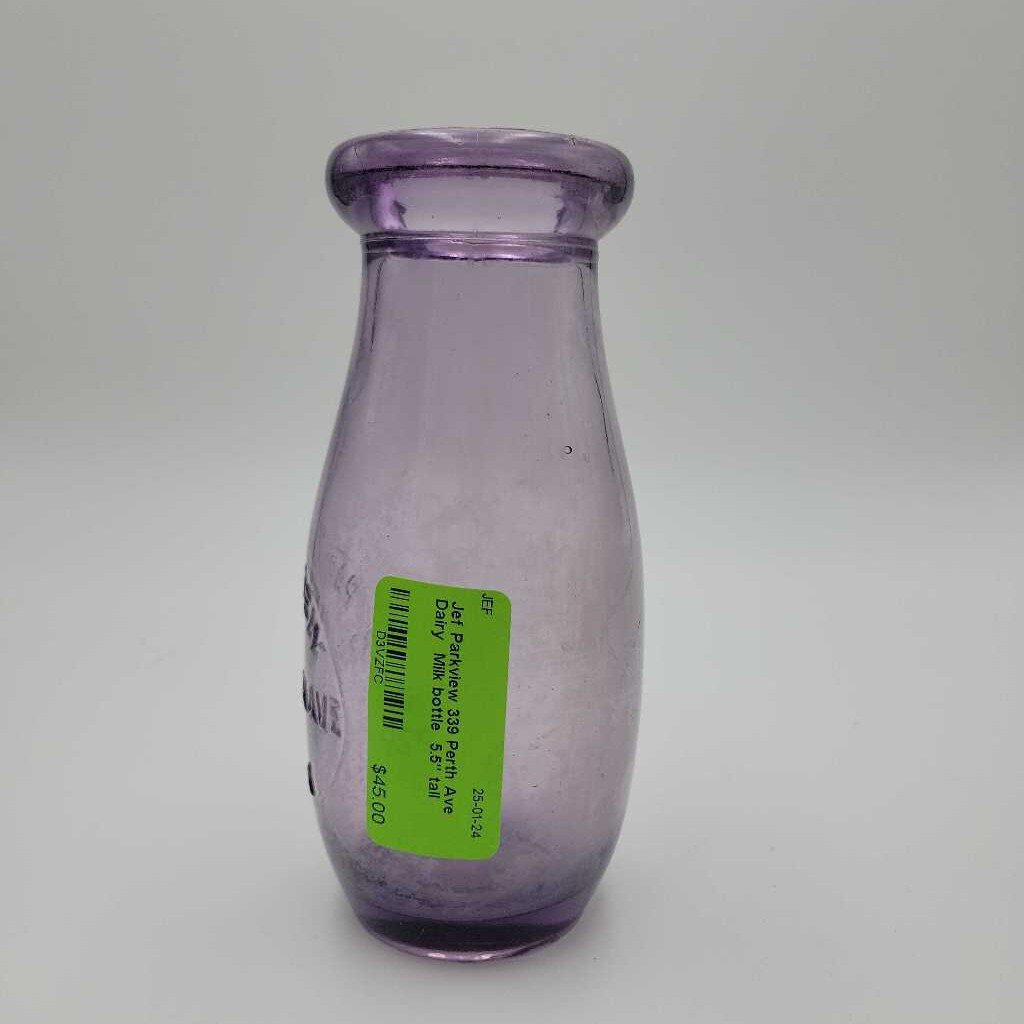 Parkview 339 Perth Ave Dairy Milk bottle