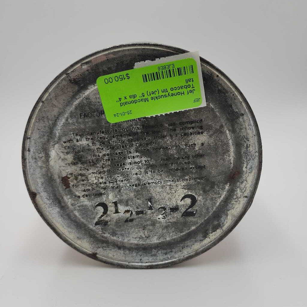 Honeysuckle Macdonald Tobacco tin (Jef)