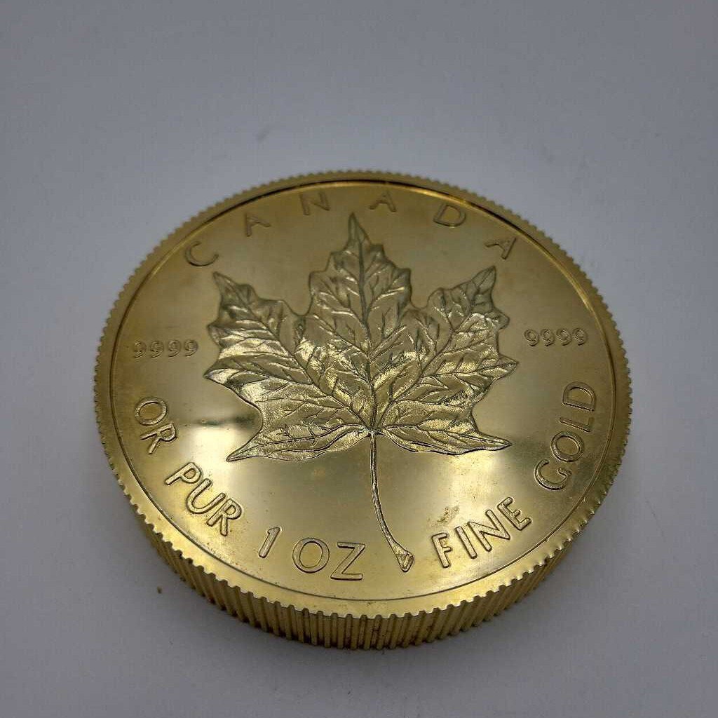 Canada Coin Paperweight Replica 1 oz gold (RHA)