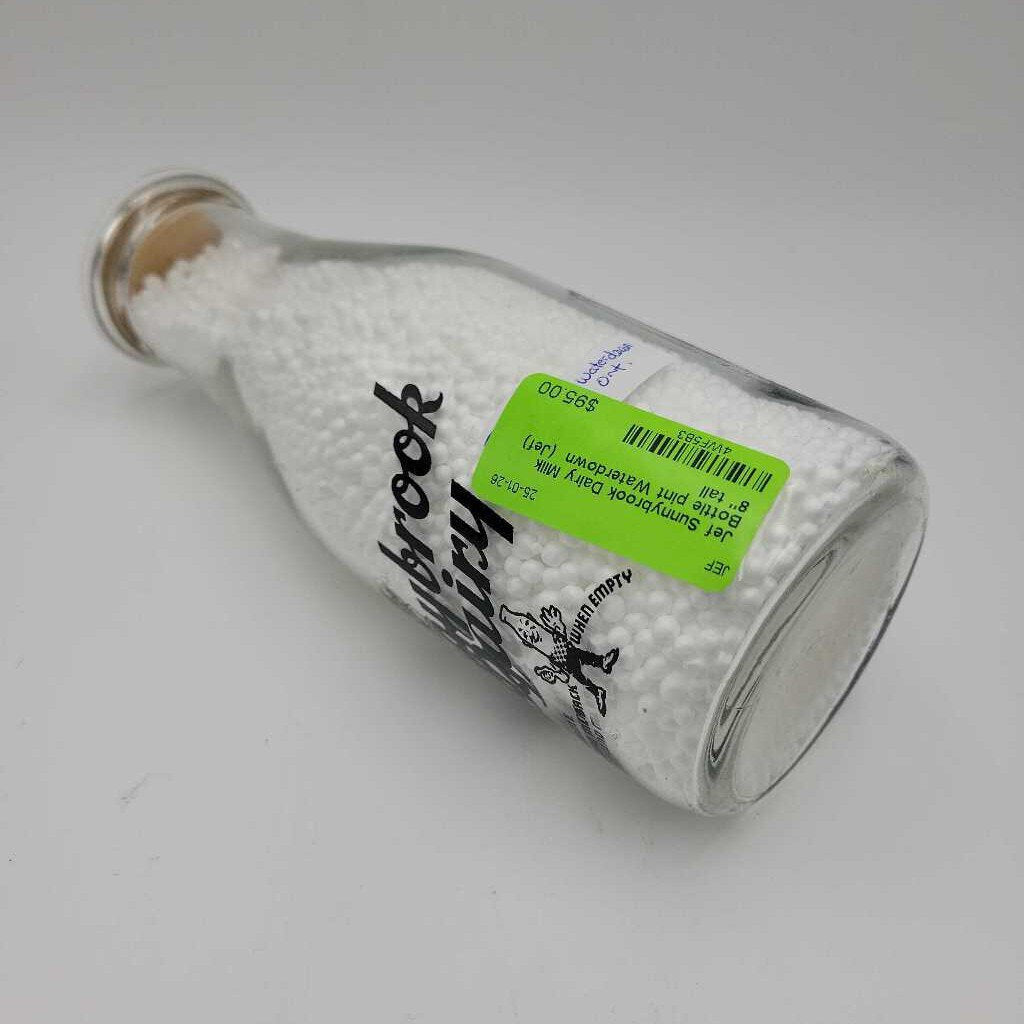 Sunnybrook Dairy Milk Bottle pint Waterdown (Jef)