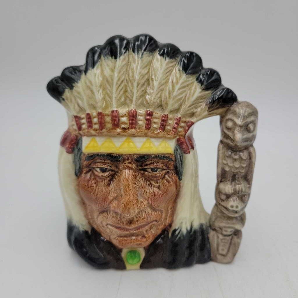 Royal Doulton Toby Mug "North American Indian"#6614 (NS) #504