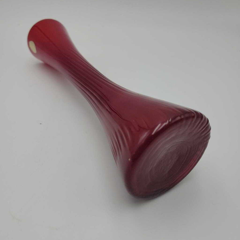 Red Glass Vase (Made in Italy) (MAX) (501)