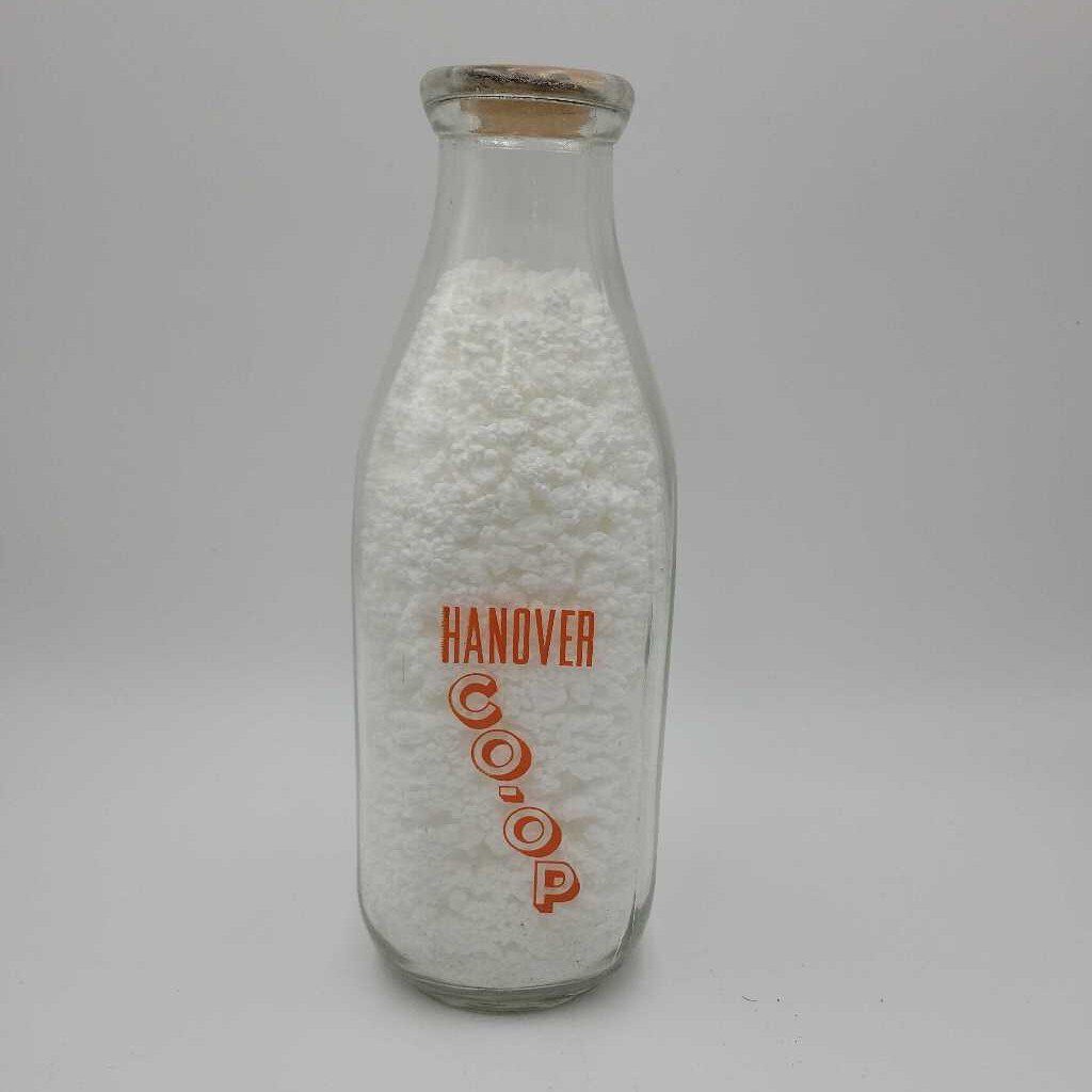 Hanover Co Op Dairy milk bottle (JAS)