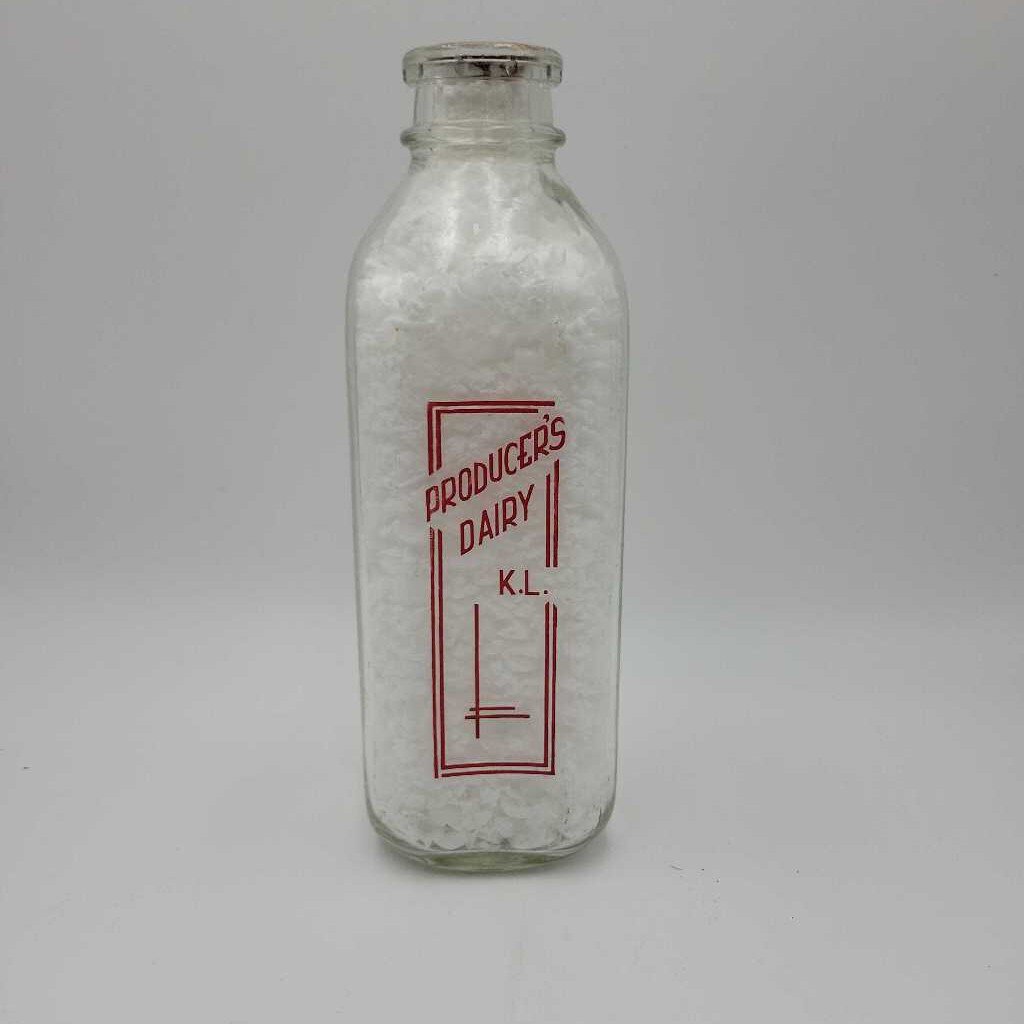 Producer's Dairy milk bottle (JAS)