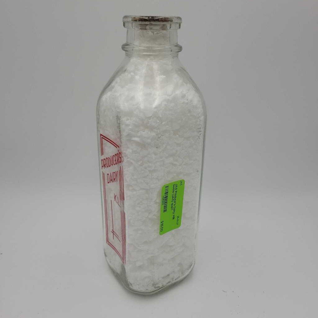 Producer's Dairy milk bottle (JAS)