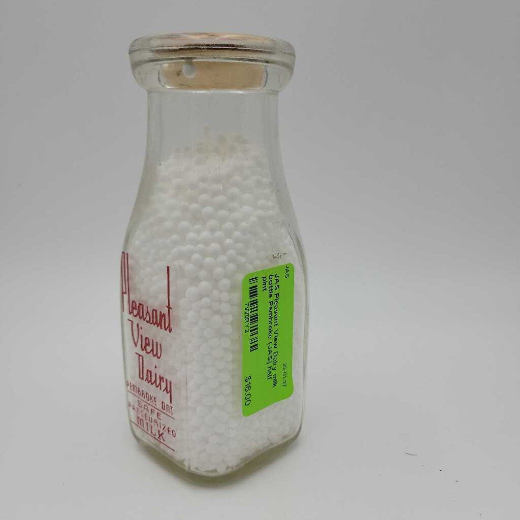 Pleasant View Dairy milk bottle Pembroke (JAS)