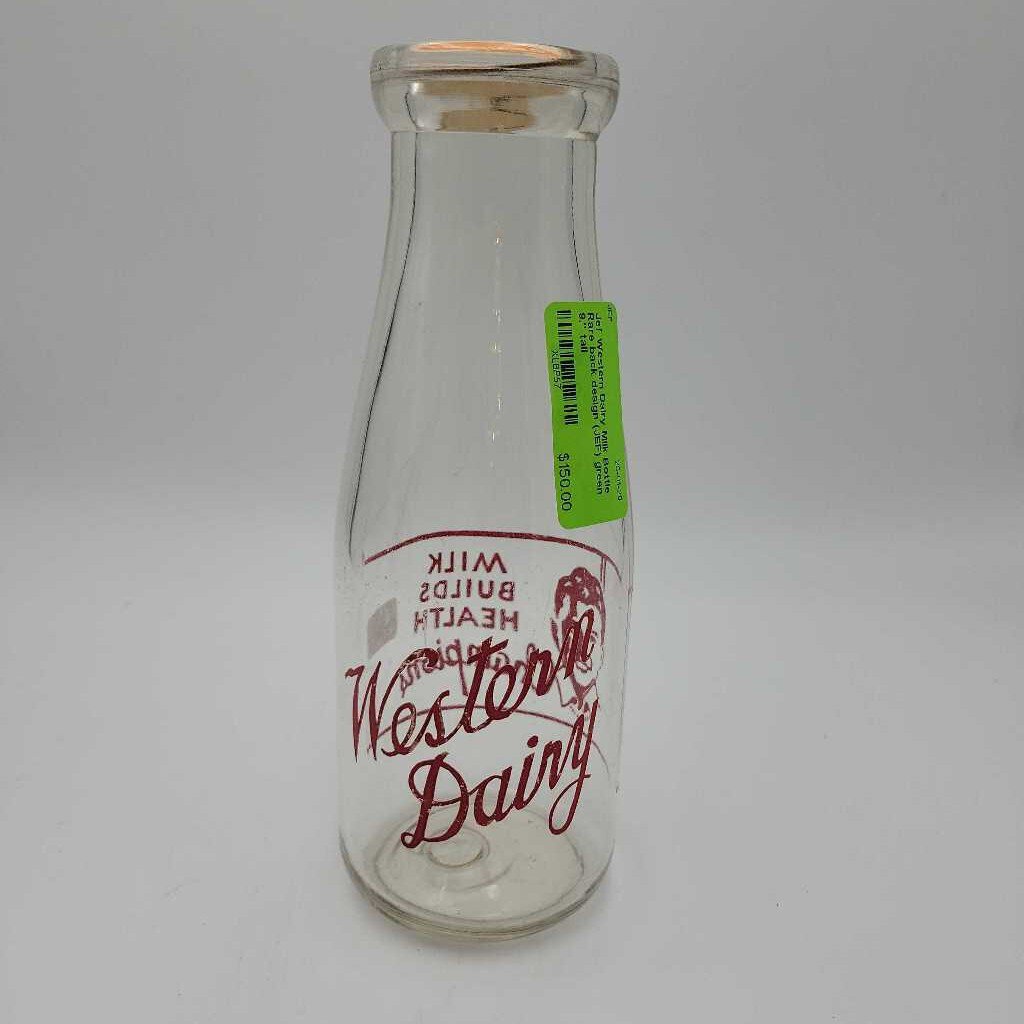 Western Dairy Milk Bottle Rare back design (JEF)