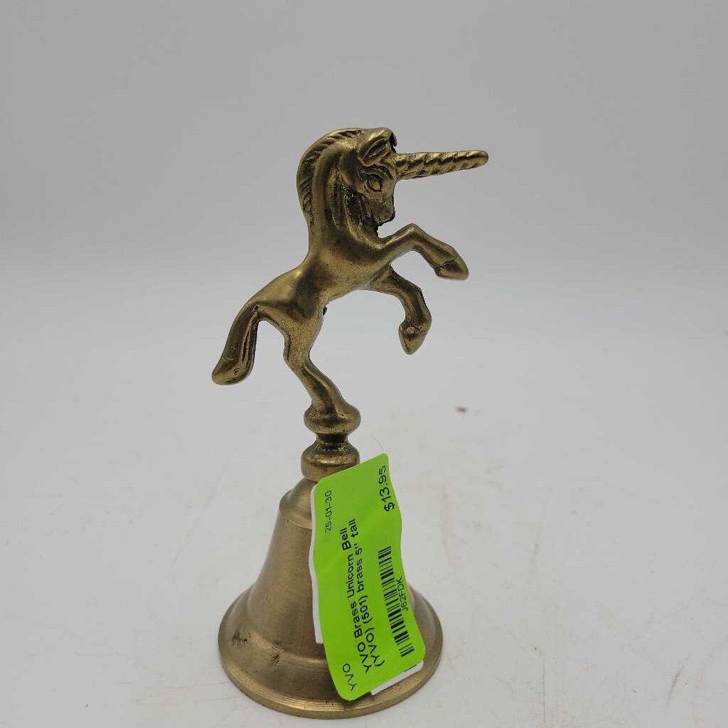 Brass Unicorn Bell (YVO) (501) Brass Unicorn Bell (YVO) (501)