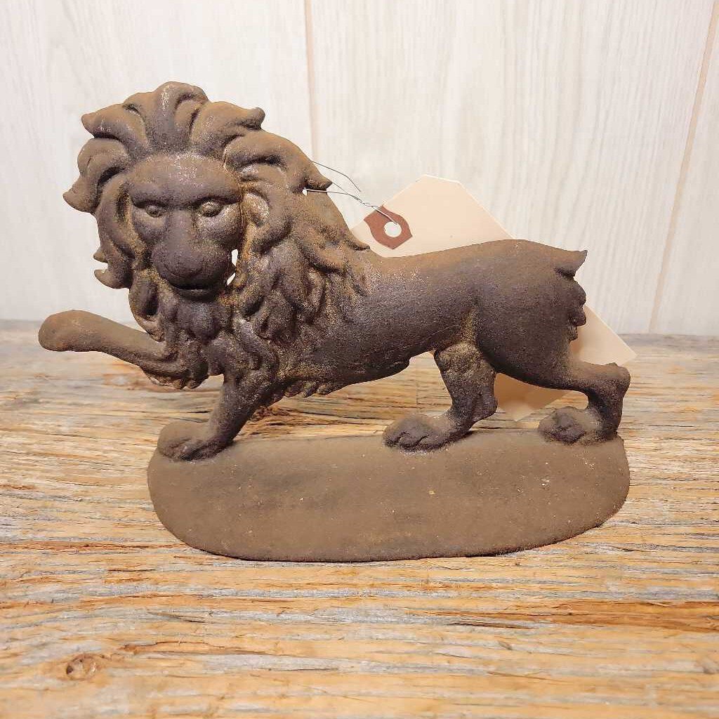 Cast Iron Lion Door stop (JAS)