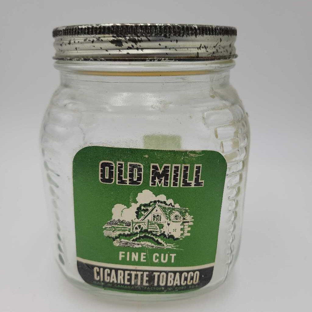 Old Mill Tobacco Jar (JAS)