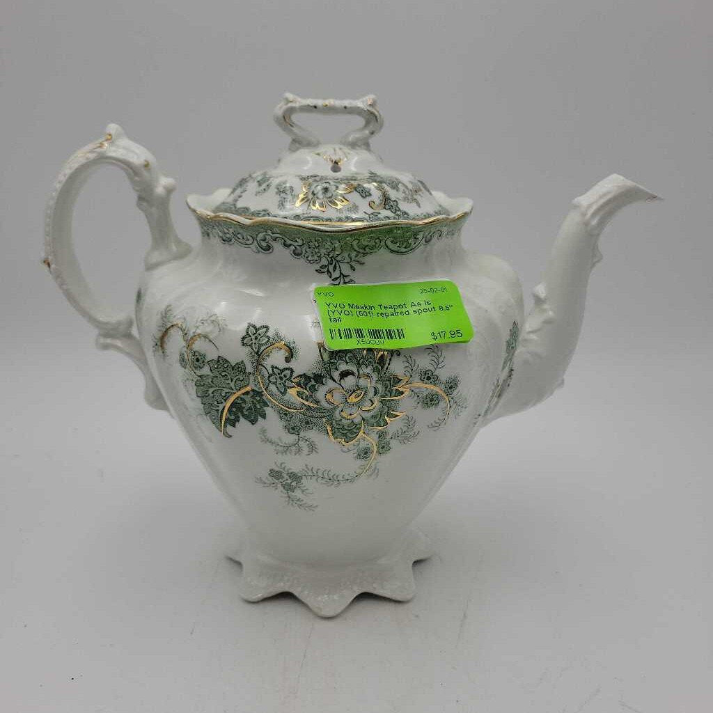 Meakin Teapot As is (YVO) (501) repaired spout