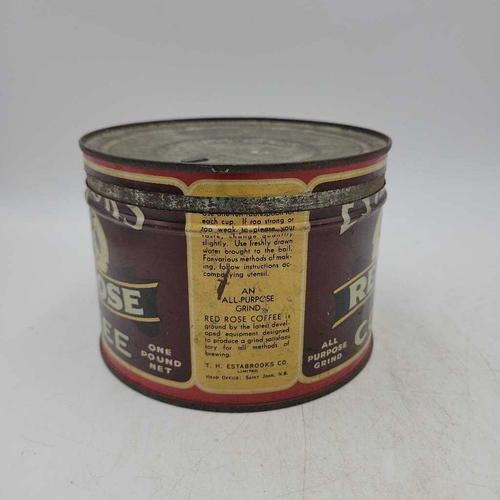 Red Rose Coffee Tin (DR)