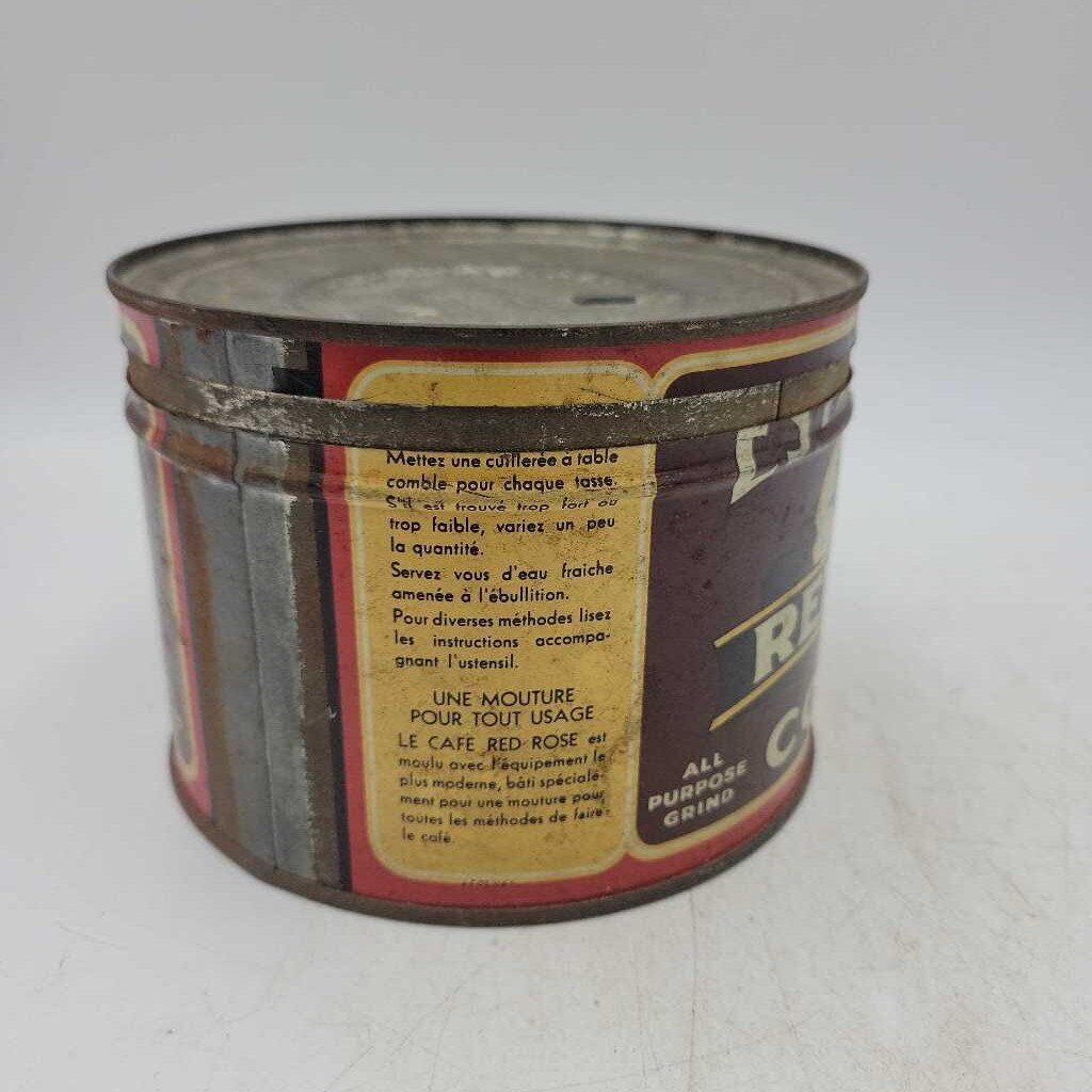 Red Rose Coffee Tin (DR)
