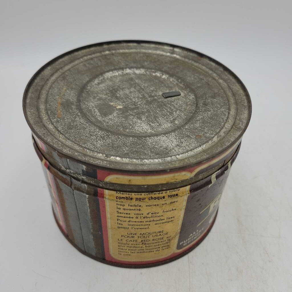 Red Rose Coffee Tin (DR)