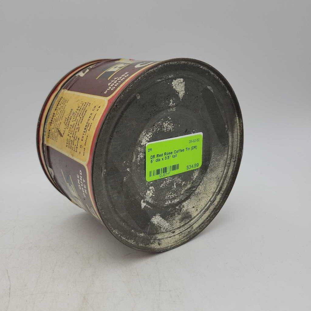 Red Rose Coffee Tin (DR)