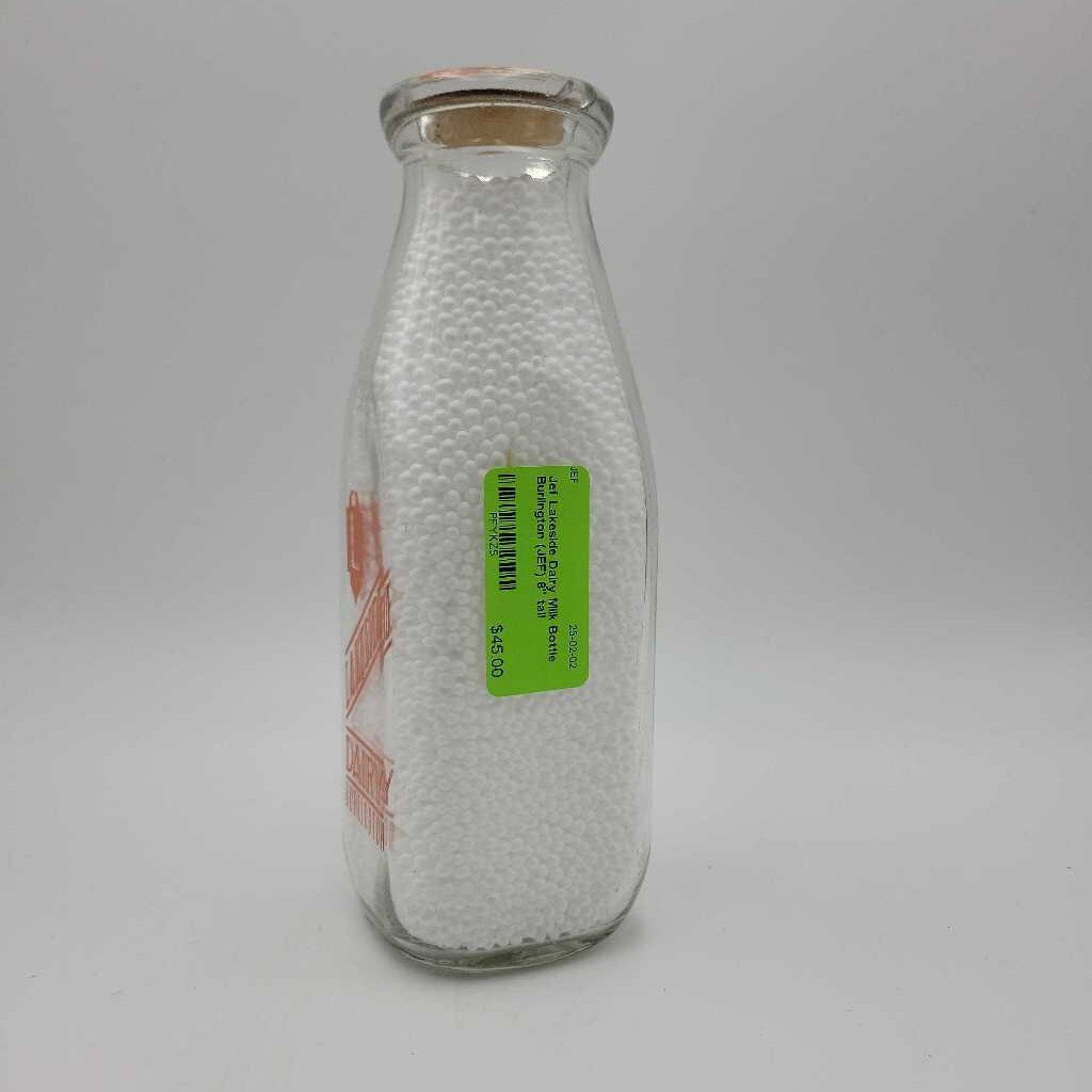 Lakeside Dairy Milk Bottle Burlington (JEF)