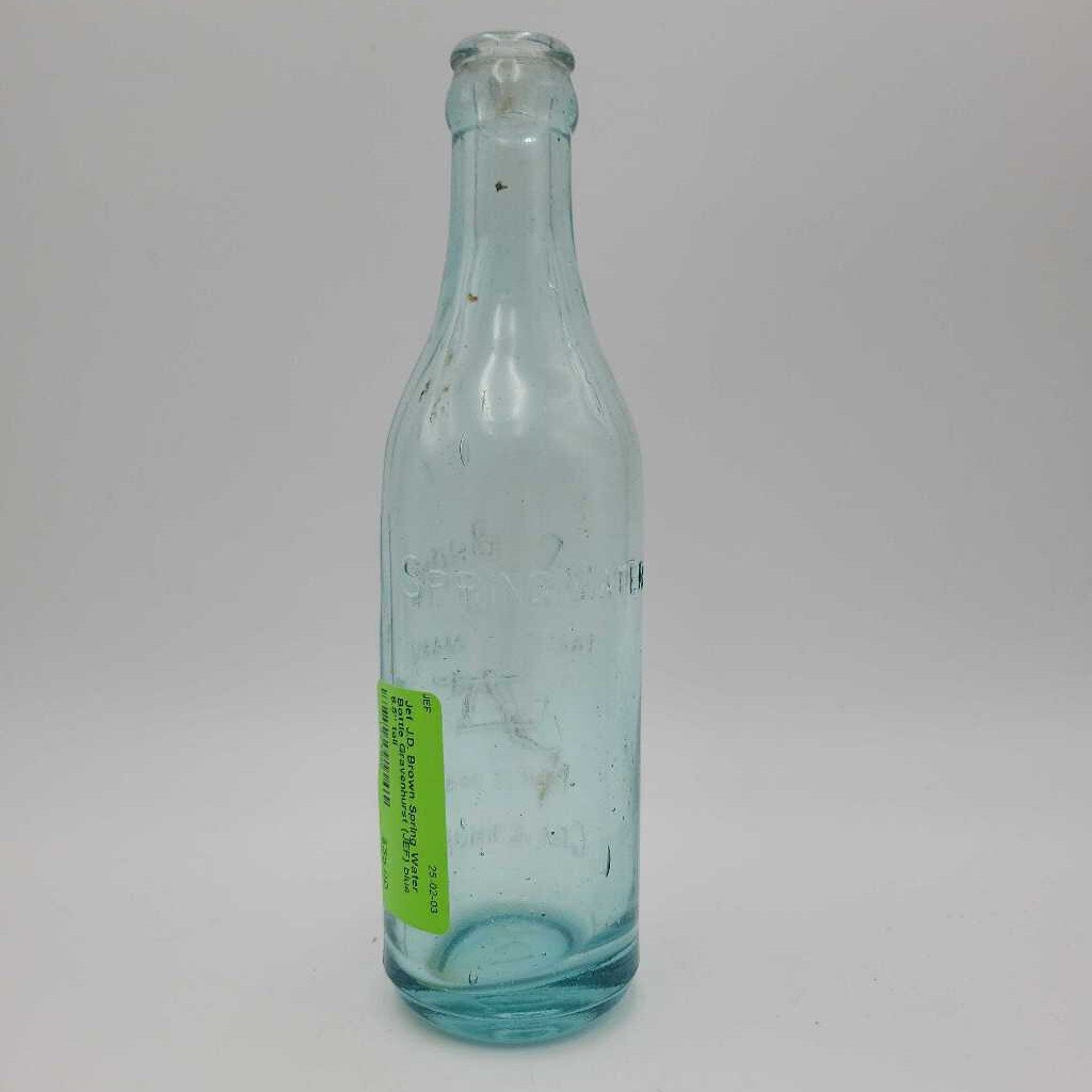 J.D. Brown Spring Water Bottle Gravenhurst (JEF)