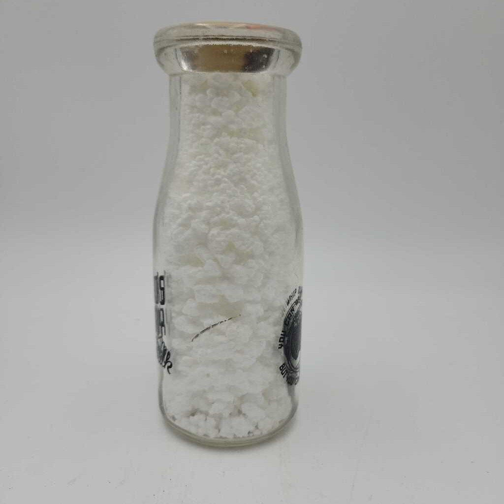 Riverview Dairy Caledonia 1/2 pint milk bottle Rare Norwich (JEF)