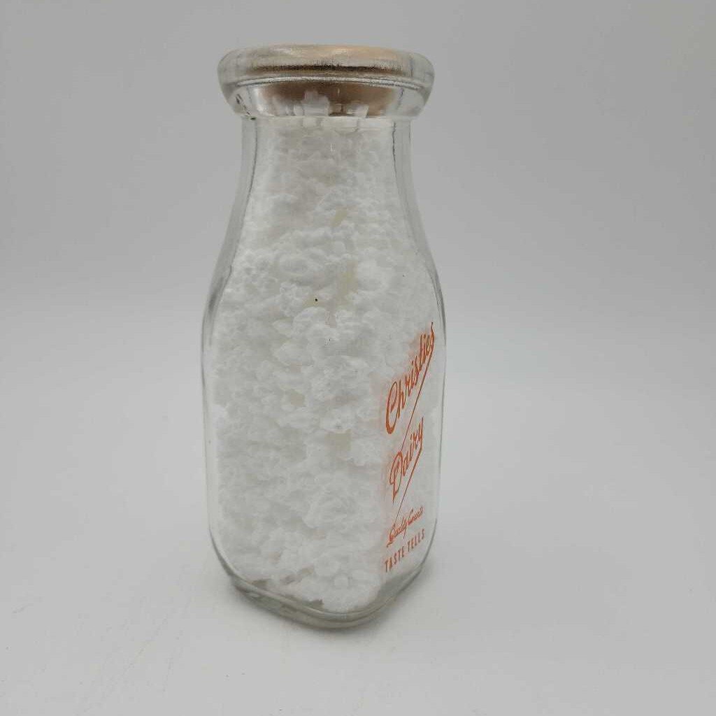 Christies Dairy Half Pint Milk Bottle (JEF)