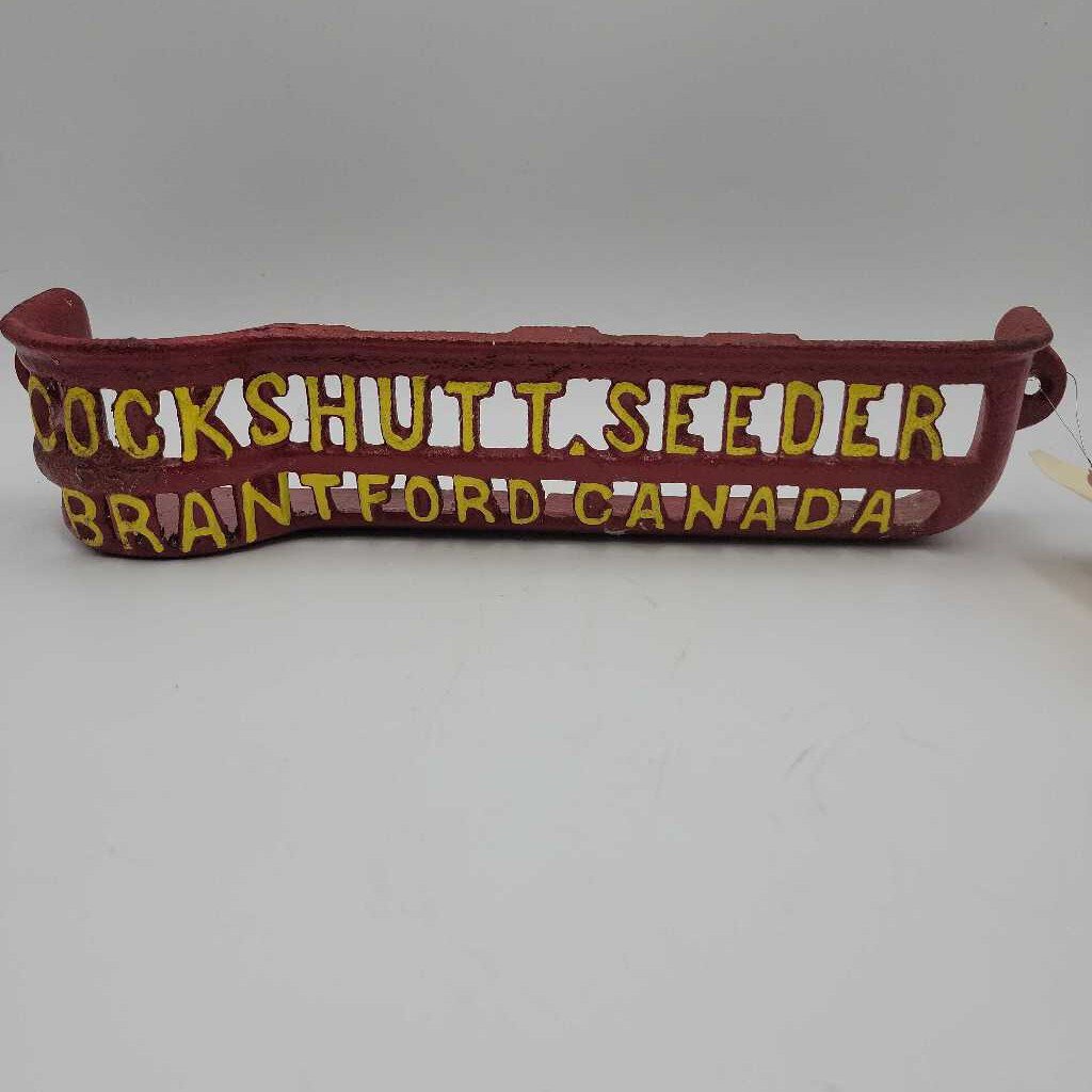 Cockshutt Oil Can & Wrench Holder Cast Iron (DR)