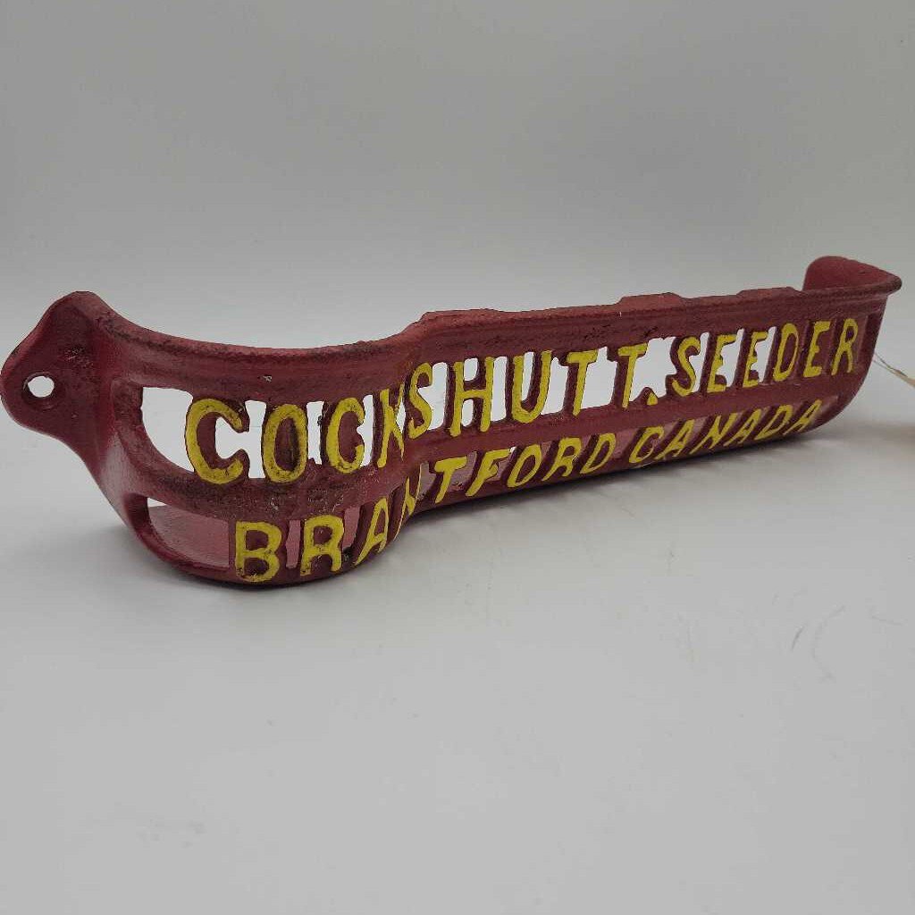 Cockshutt Oil Can & Wrench Holder Cast Iron (DR)