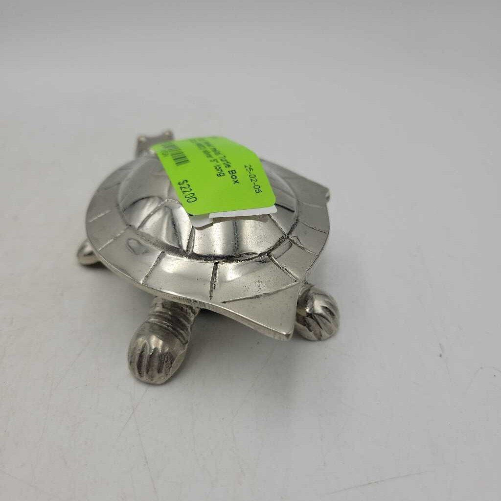Plated metal Turtle Box (COL #1853)