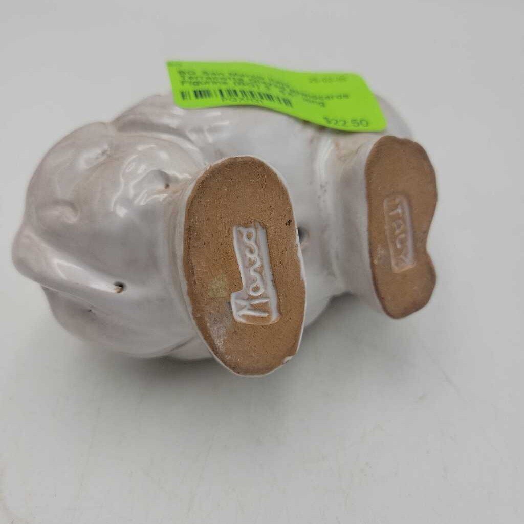San Marco Italy Terracotta Glazed Rhinoceros Figurine (BG) 3