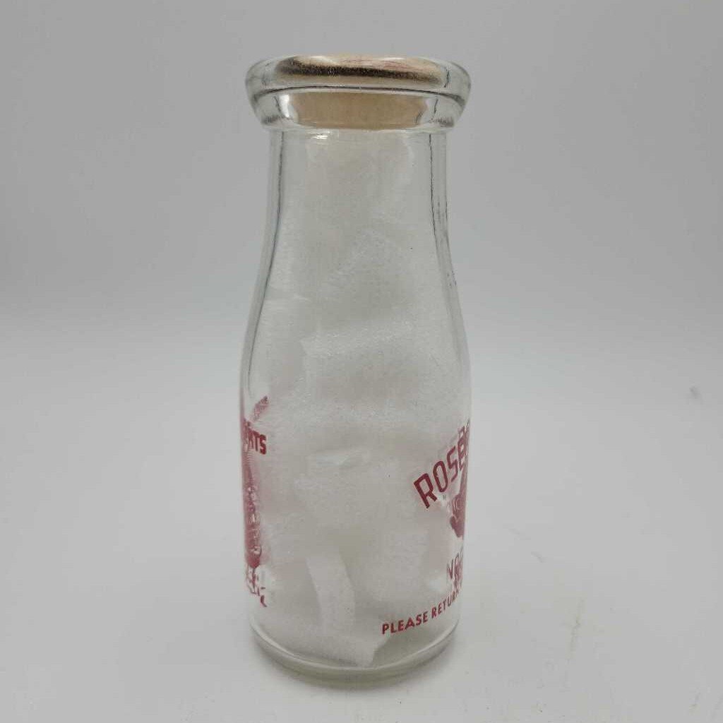 Rosebay Dairy Napanee 1/2 Pint milk Bottle