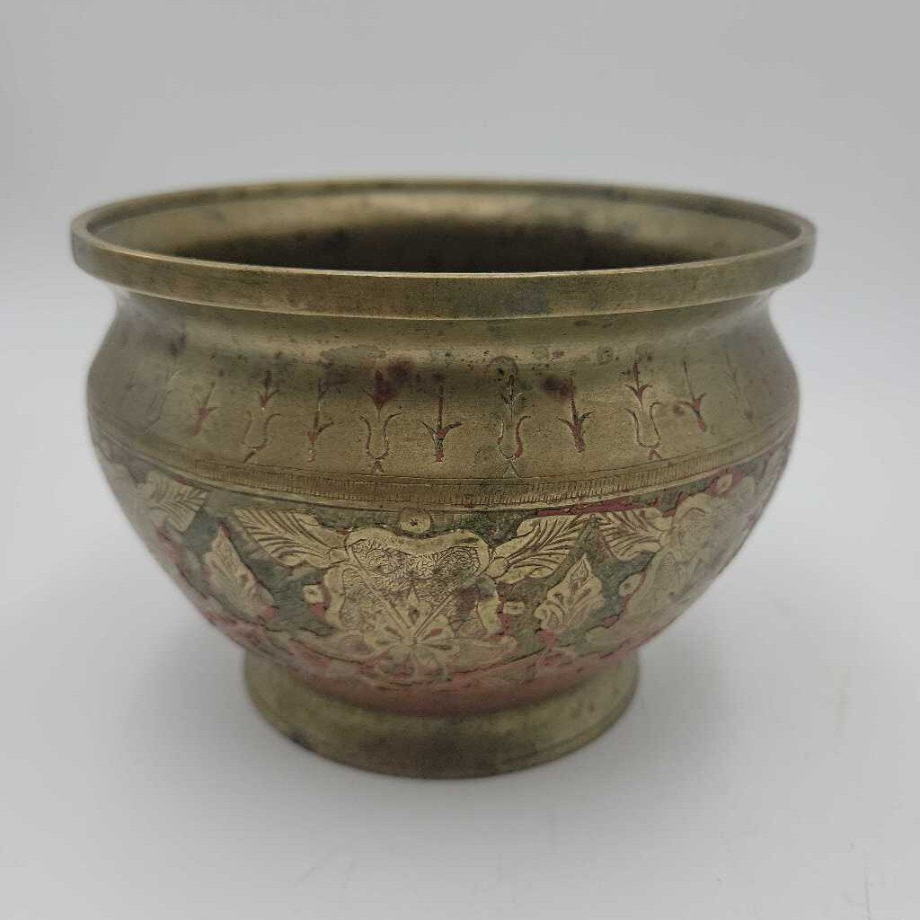 Brass Etched Bowl (JAS)