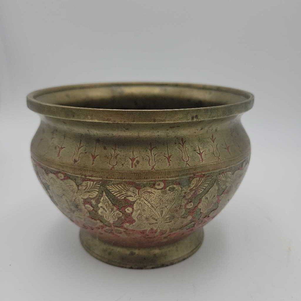 Brass Etched Bowl (JAS)