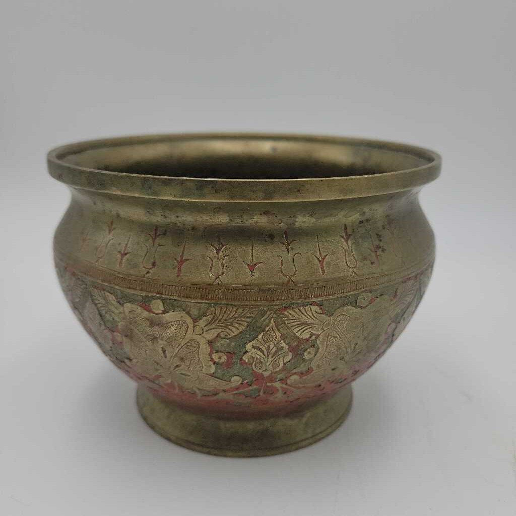 Brass Etched Bowl (JAS)