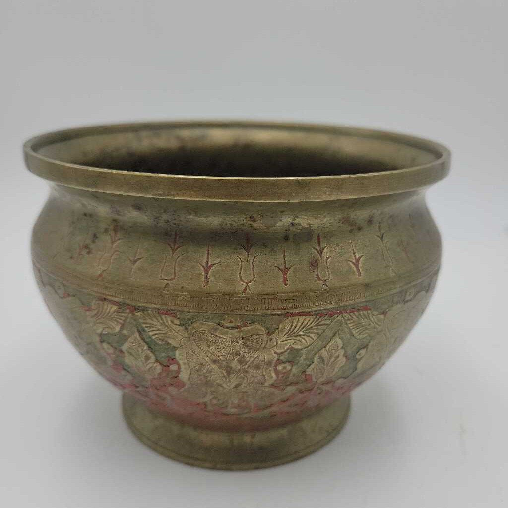 Brass Etched Bowl (JAS)