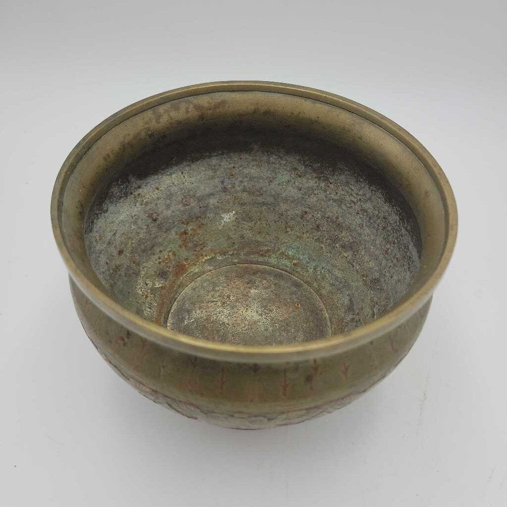 Brass Etched Bowl (JAS)