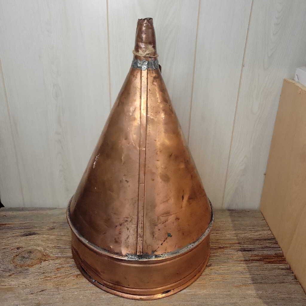 Extra Large Vintage Copper Funnel (SAL)