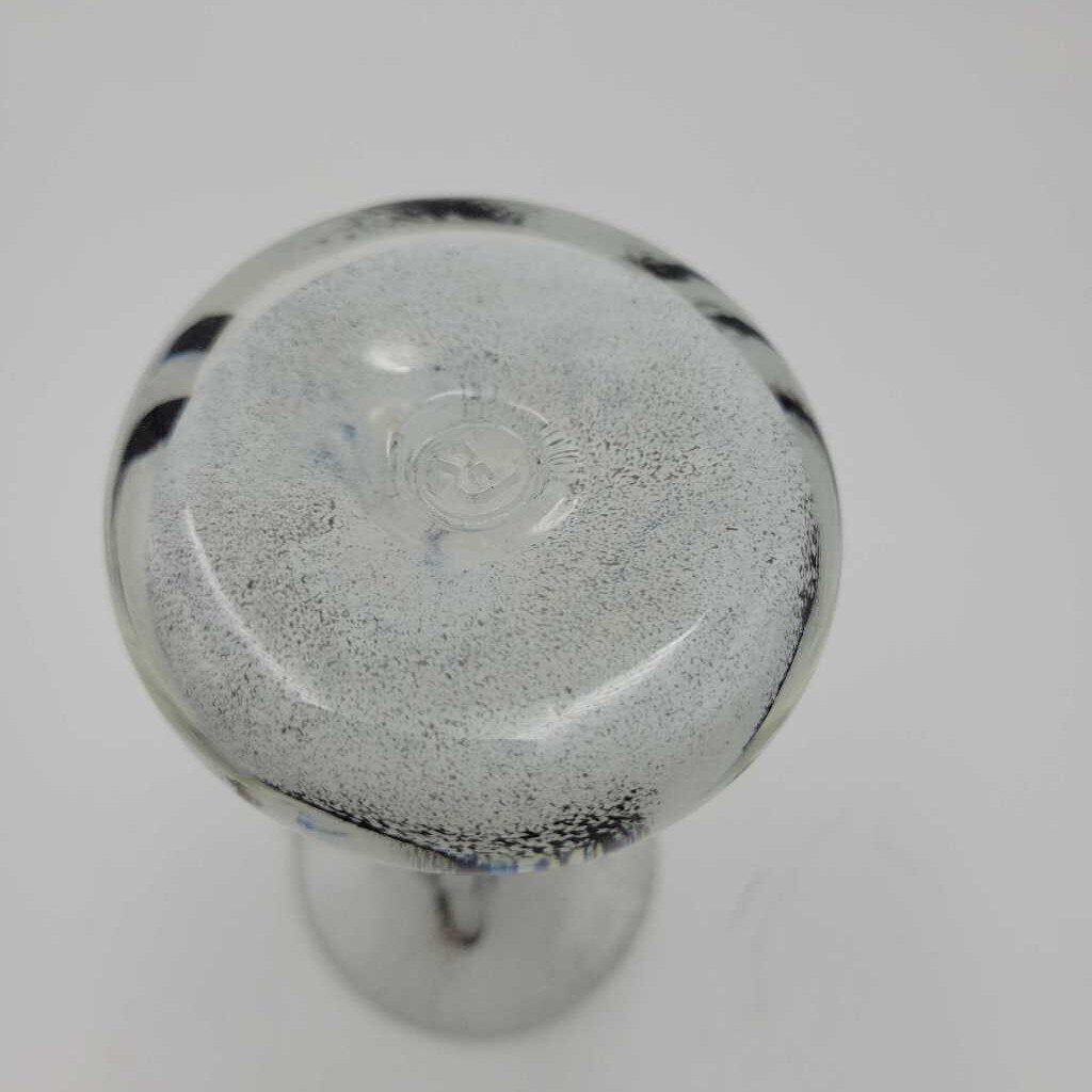 Art glass Bud vase Signed (DEB)