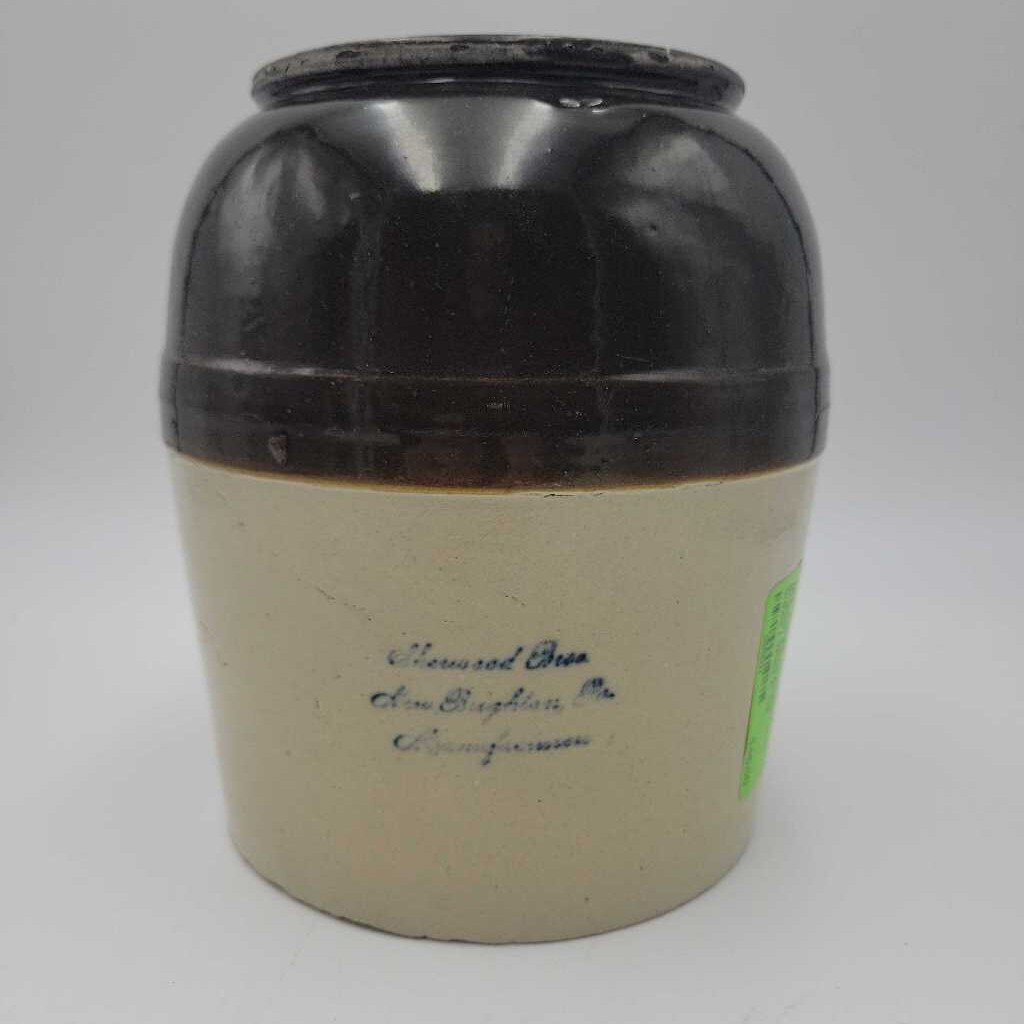 Antique Crock with lid (JAS) Antique Crock with lid (JAS)