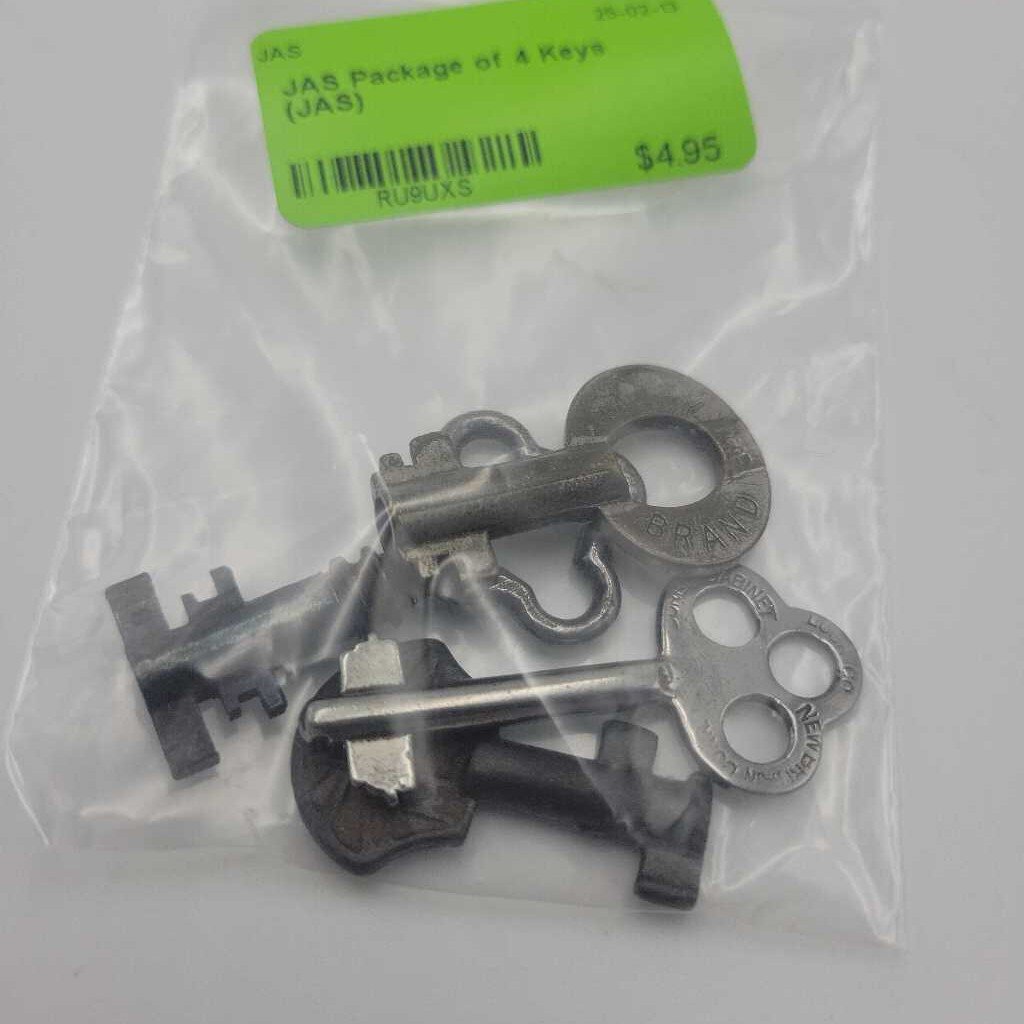 Package of 4 Keys (JAS)