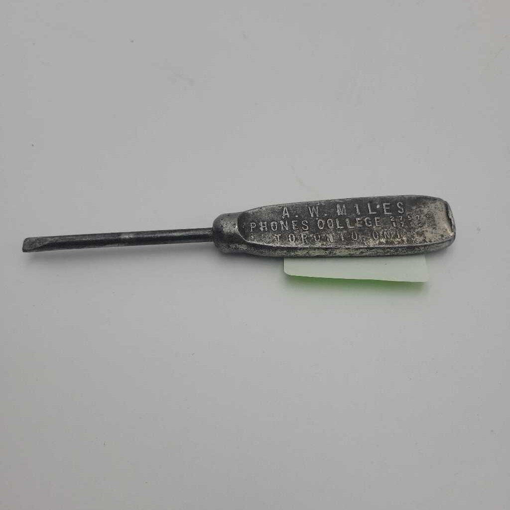 A.W. Miles Toronto Screwdriver (JAS)