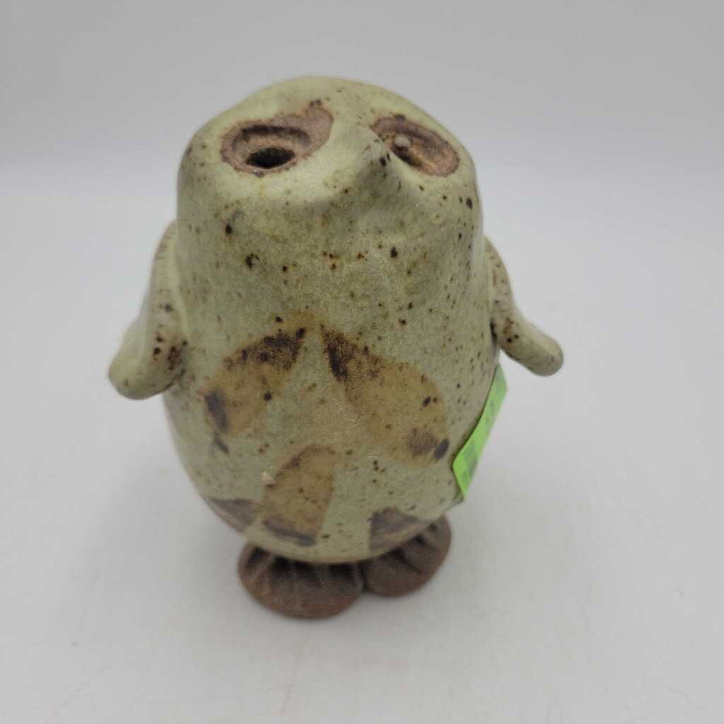 1970s Cooper Pottery Owl Bank (0672)