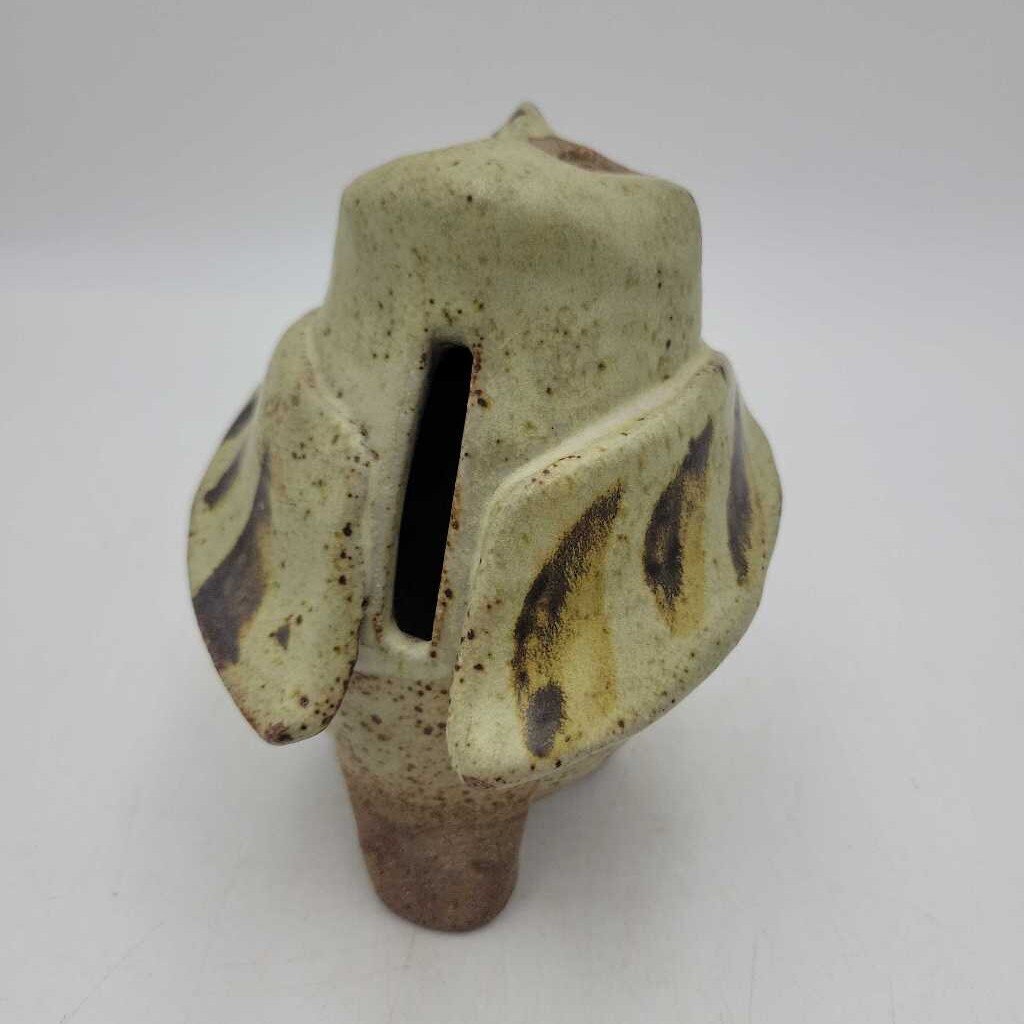 1970s Cooper Pottery Owl Bank (0672)