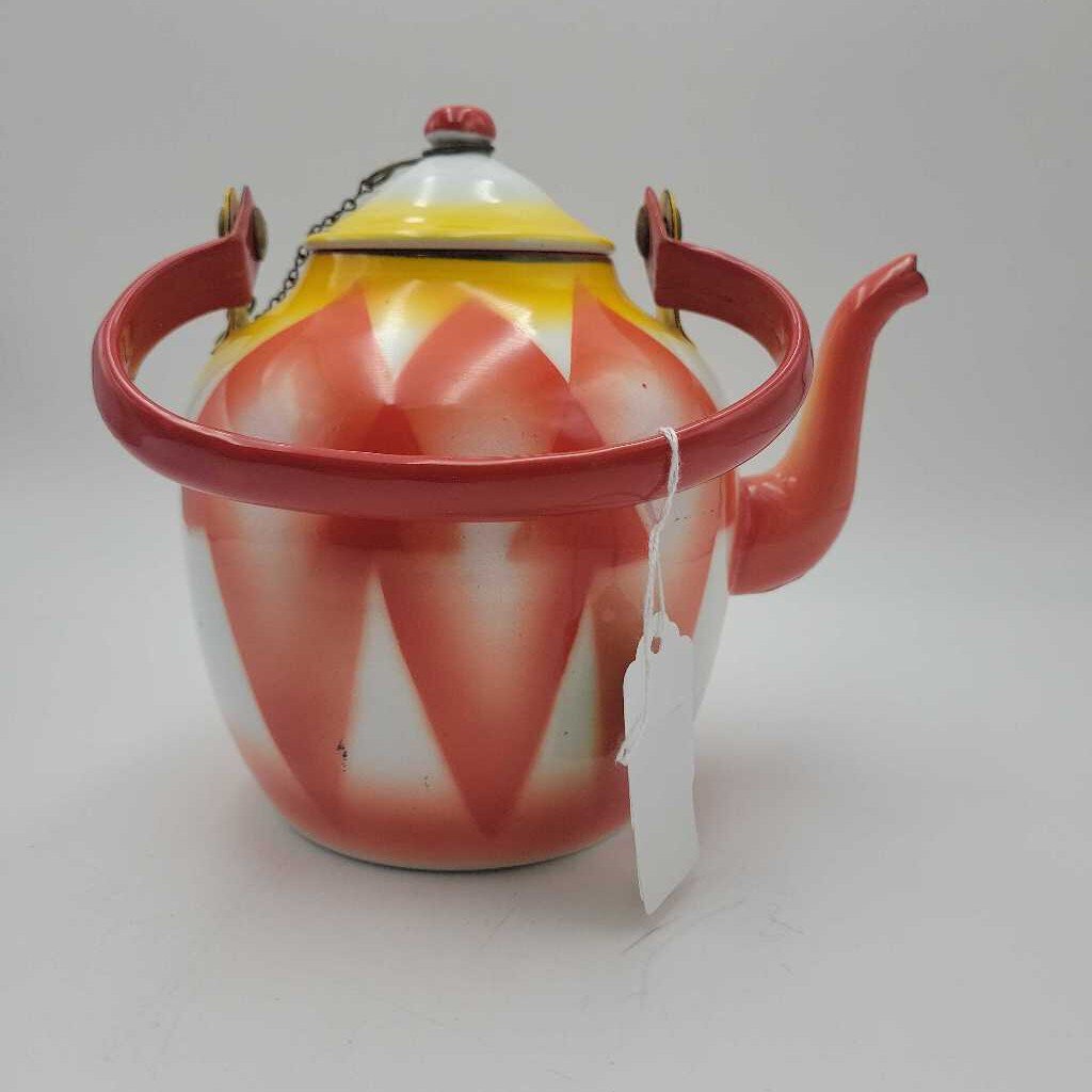 Yugoslavian Metal Tea Pot (DMG) 0049