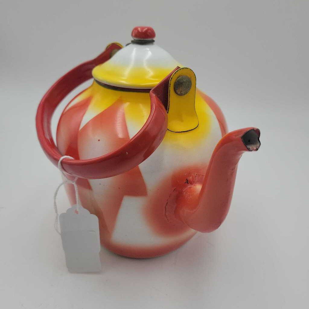 Yugoslavian Metal Tea Pot (DMG) 0049