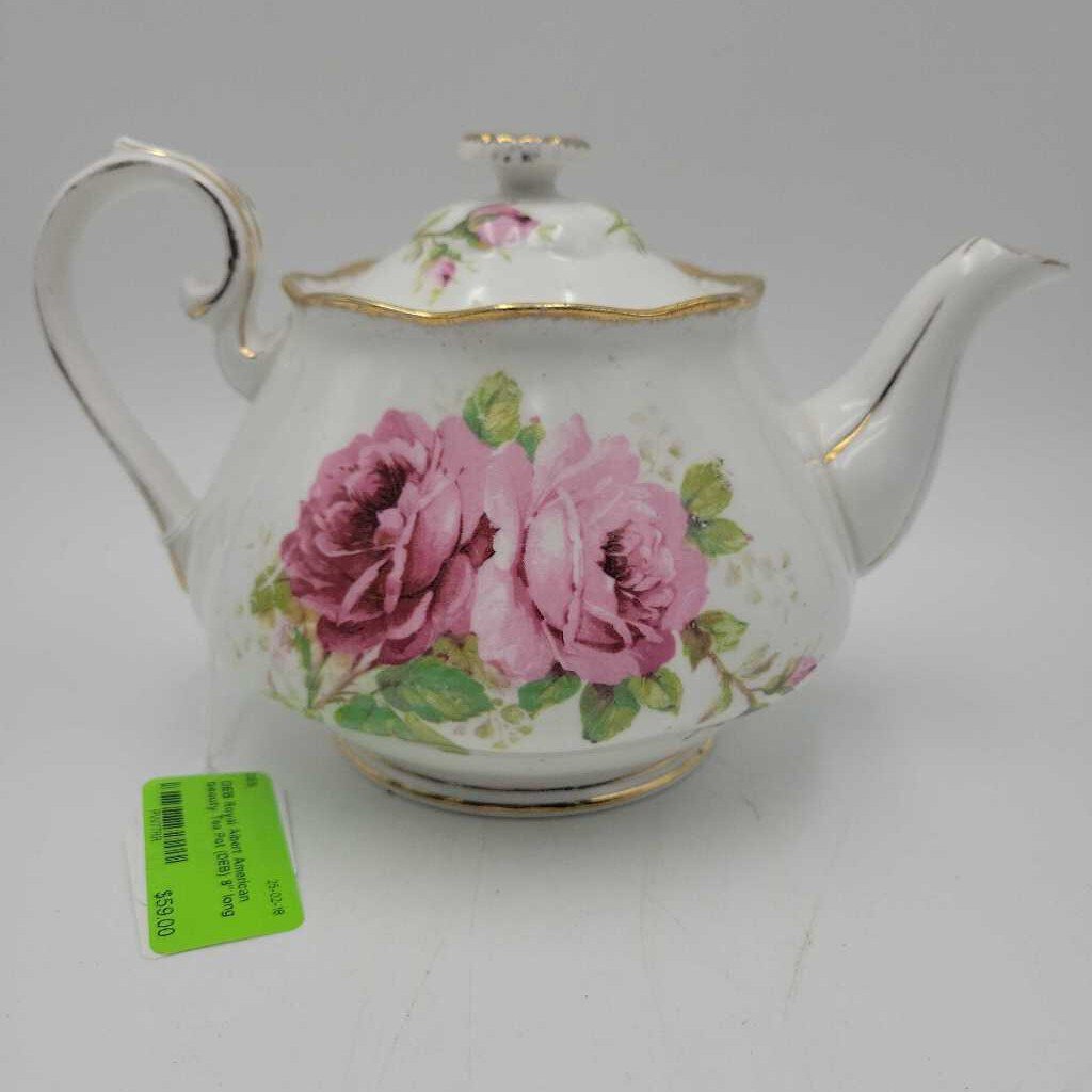 Royal Albert American beauty Tea Pot (DEB)