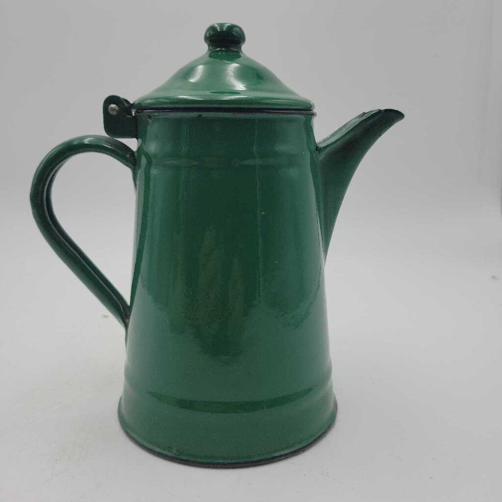 Green Enamelware Coffee Pot (US2)