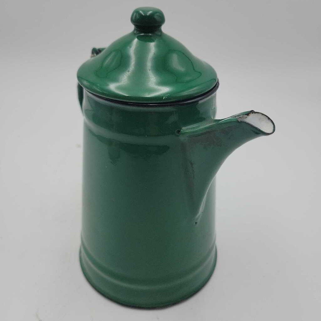 Green Enamelware Coffee Pot (US2)